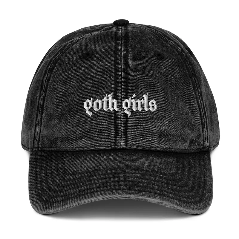 Goth Girls Hat (Acid Wash)