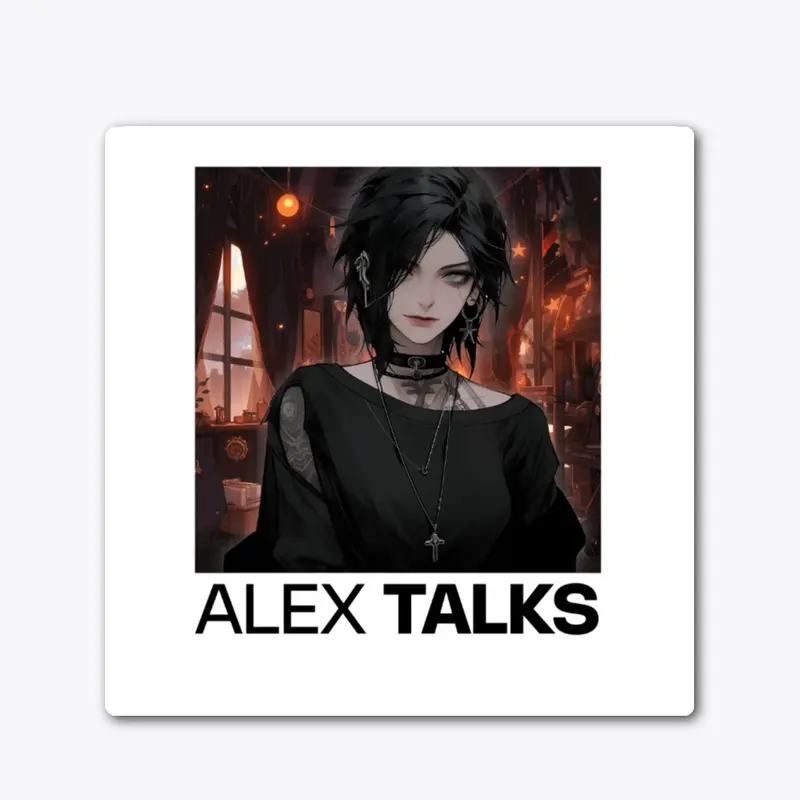 Goth Girl Alex Talks Sticker